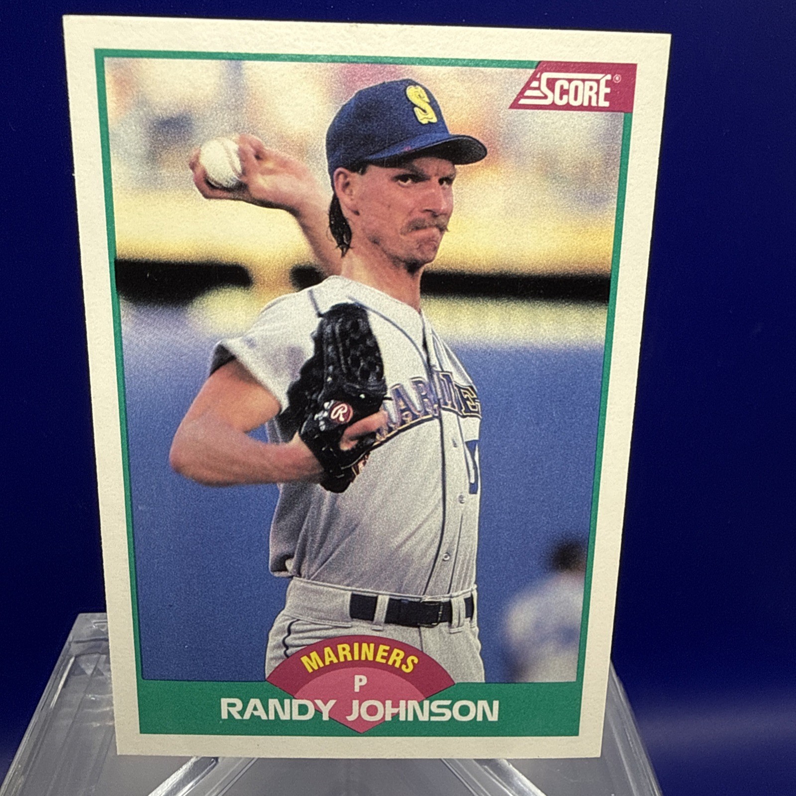 1989 Score Rookie & Traded - Randy Johnson #77T (RC) Mariners