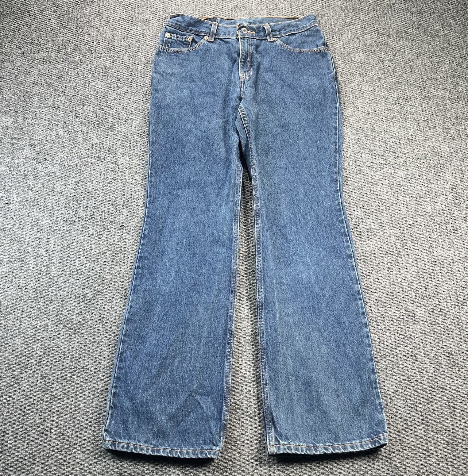 Levis 517 Slim Fit Boot Cut Denim Jeans Retro Womens Size 11 Jr L 30x31 Vintage