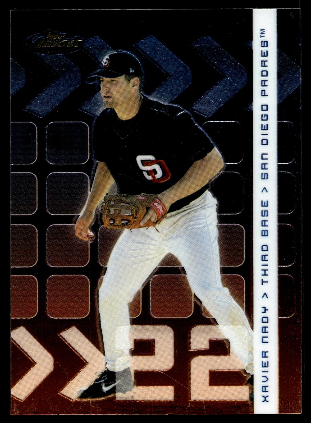 2002 Finest #100 Xavier Nady RC Padres