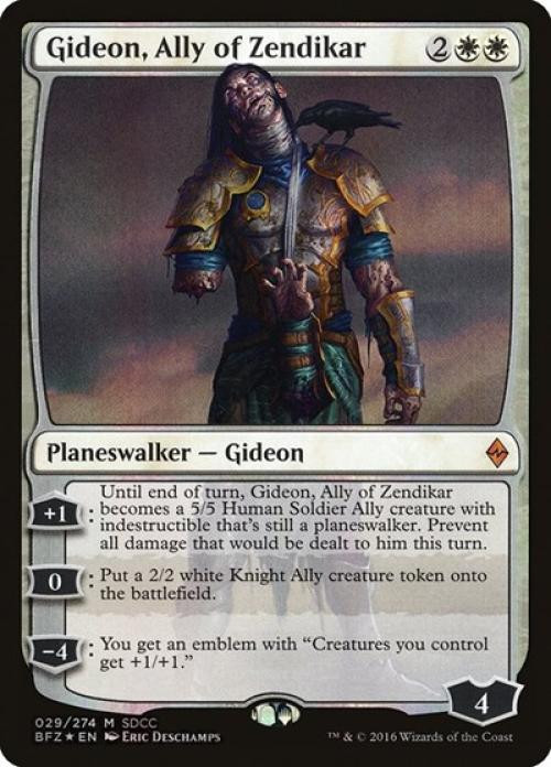 Gideon, Ally of Zendikar SDCCプロモ　英語/MTG MTG English Gideon, Ally of Zendikar (SDCC 2016 Exclusive