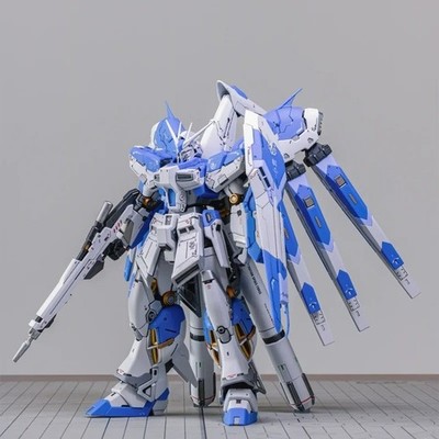 RG 1/144 Hi-Nu Gundam Model Kit with Water Decals Collectible Action Figure Toy