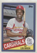 2020 Topps Update 1985 Topps Baseball Blue Lou Brock #85TB-43 HOF 07b0