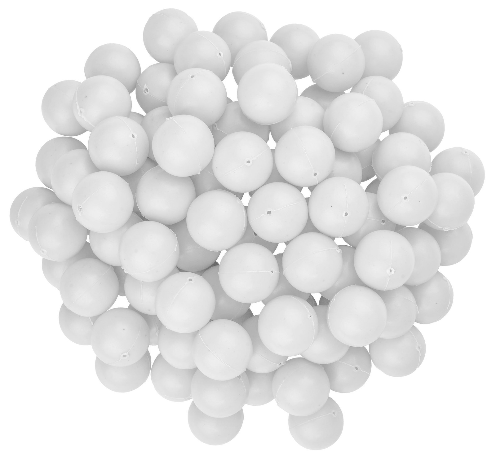 100-Pack 19mm White Mini Ping Pong Balls for Table Tennis & Beer Pong