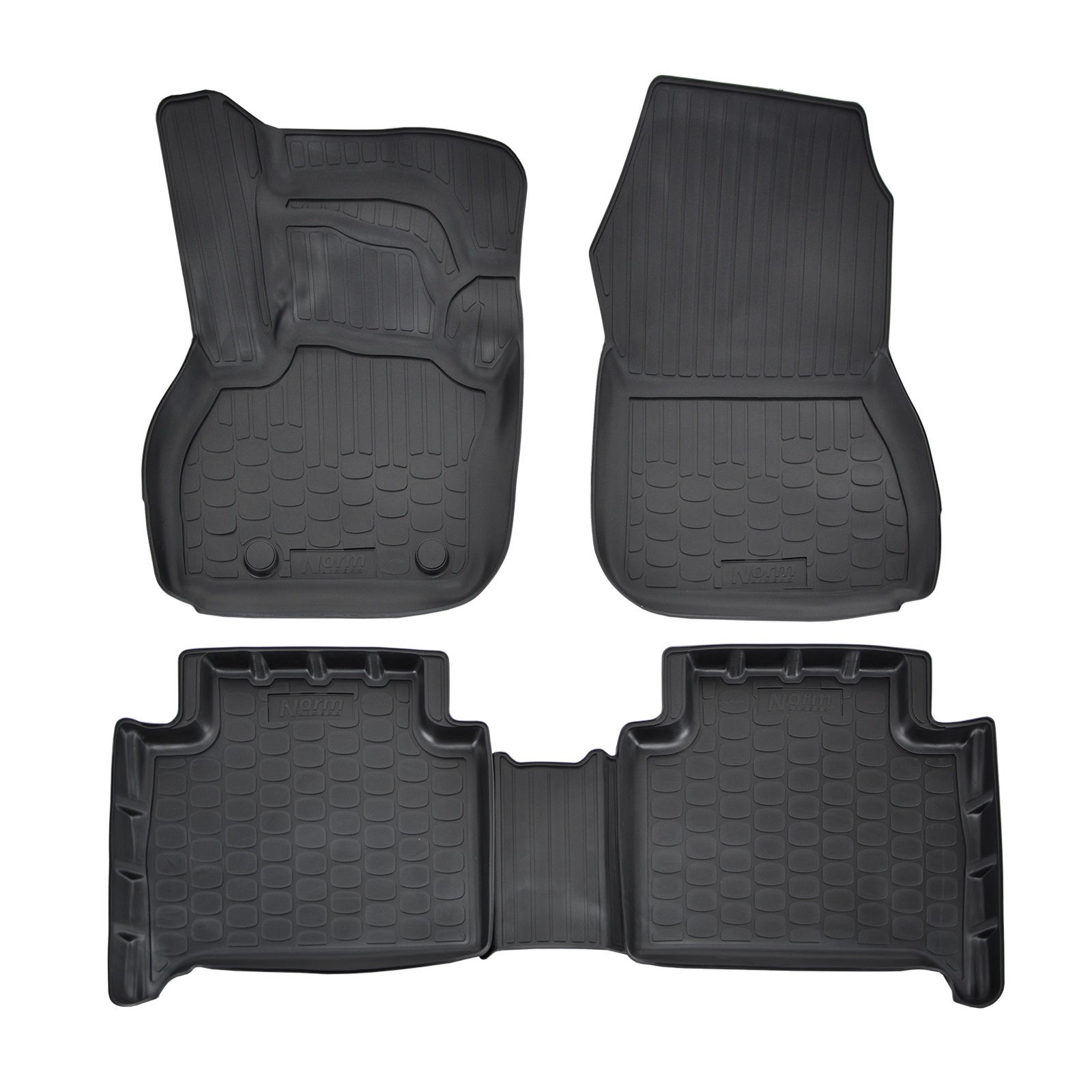 Tapis de sol caoutchouc 3D idéal pour les sorties en famille en Renault Zoe