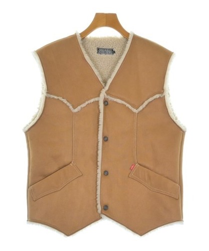 Hysteric Glamour, HYSTERIC GLAMOUR Vintage Blouson Men’s Beige Polyester Size L B-Condition