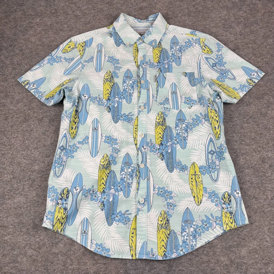 Original Penguin Button Down Shirt Surf Boards Blue Mens Small S - Image 2 of 4
