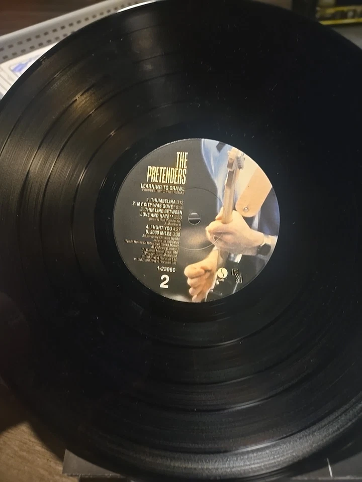 The Pretenders Learning To Crawl Vinyl LP SIRE 23980 Record Album 1983 Rock Pop Foto 3 de 4