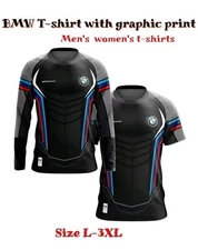 New BMW MOTORSPORT Long Sleeve Men's T-Shirt BMW Motorrad Graphic print  L-3XL 