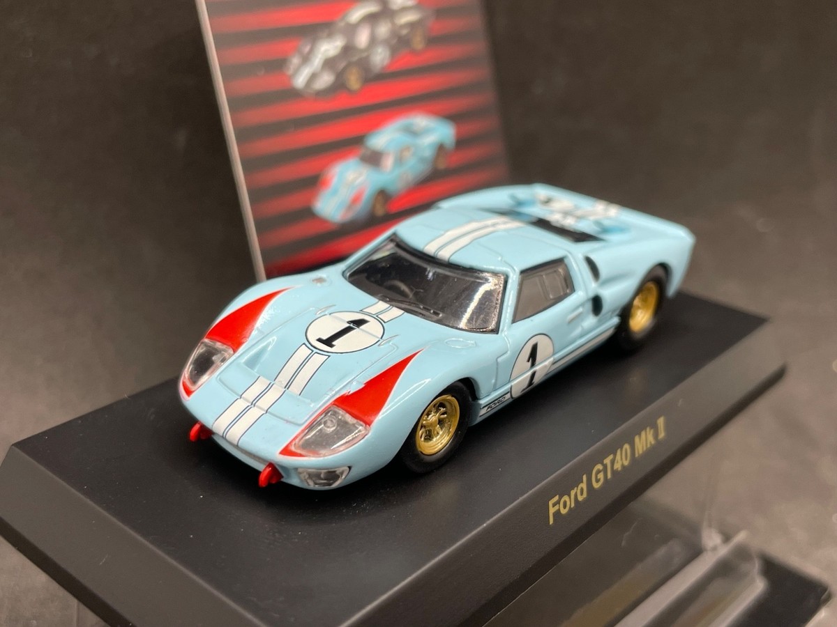 Kyosho 1/64 USA collection Gulf Ford GT40 Mk2 #1 Le Mans diecast