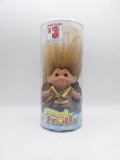 Brown Hair 3" Troll 2006 Original Good Luck Trolls NIB DAM 63700