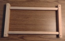 Wooden Split Scroll Frame for Embroidery/Needlework- 15" x 9"