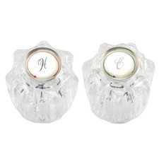 2Pieces Multipurpose Campers Shower Handle Accessory with Knobs