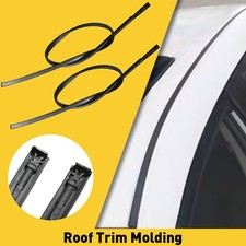 2pcs For 2009-2013 Toyota Corolla Roof Drip Molding Trim Left Right Side Black