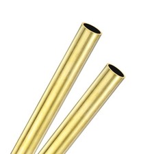 2er-Pack Messing Rundrohr 200mm, &Oslash;11mm, f&uuml;r Bau/Maschinenbau/DIY