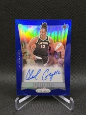 2024 Panini Prizm WNBA Throwback Chelsea Gray Blue Prizm Auto /75 #TB-CG