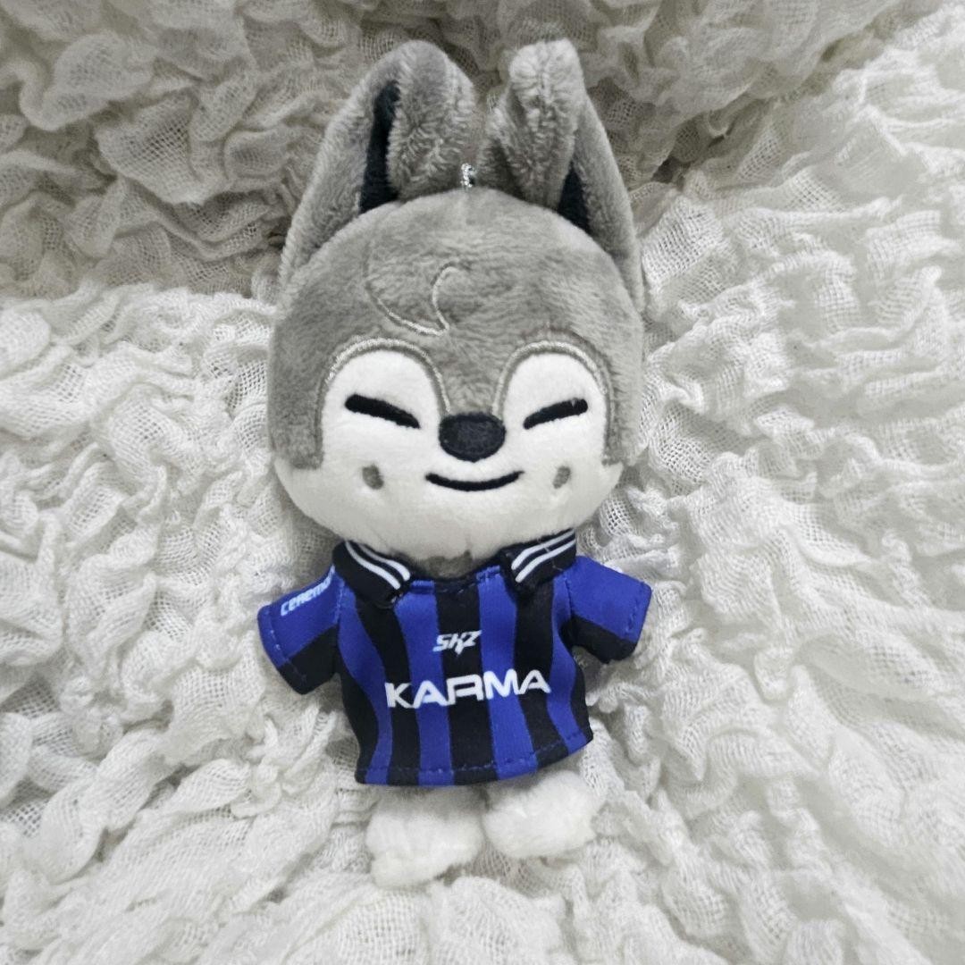 Stray Kids SKZOO Ver. KARMA Plush Doll Keyring Wolf Chan