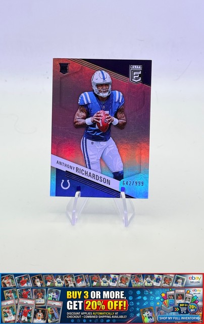 2023 Donruss Elite Anthony Richardson RC #102 Holo Indianapolis Colts #/999