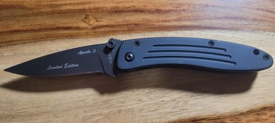 CRKT 7002 Limited Edition Apache II Knife ATS34 , Taiwan, Preowned
