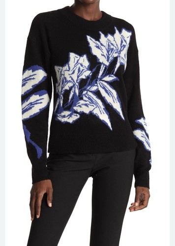 Veronica Beard Ayala Intarsia Pullover Sweater - Picture 2 of 2