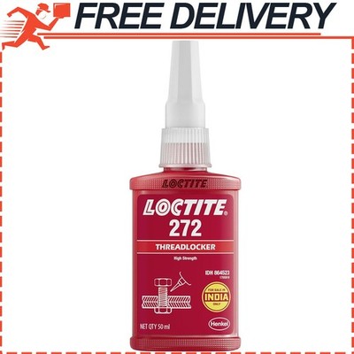 Loctite 88442 Red 272 High Temperature/Strength Thread Locker, 50 mL Bottle