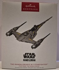 Hallmark Keepsake Ornament 2023 Star Wars The Mandalorians N-1 Starfighter NEW