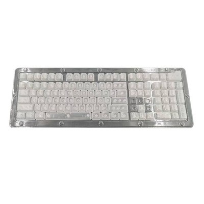 Semi Transparents ABS Blank Keyboards Keycaps Full Size Set Ergonomic Finger