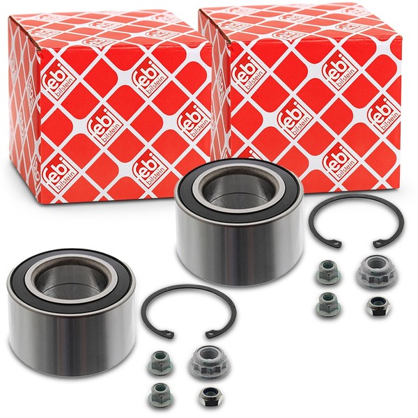 2X Febi Bilstein Radlagersatz VW Bora Golf 1J5 1J1 Skoda Octavia Audi A3 TT Seat-image