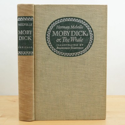 Moby Dick; or, the Whale by Herman Melville (Heritage Press, 1943) HC