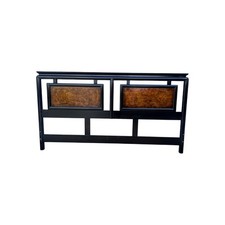 CENTURY Chin Hua  Chinoiserie Black Lacquered...