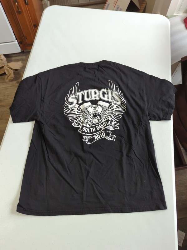 Sturgis T Shirt 2010 Nice!! Pre-owned XL Amazing Condition....2010 Rally!! WOW!!