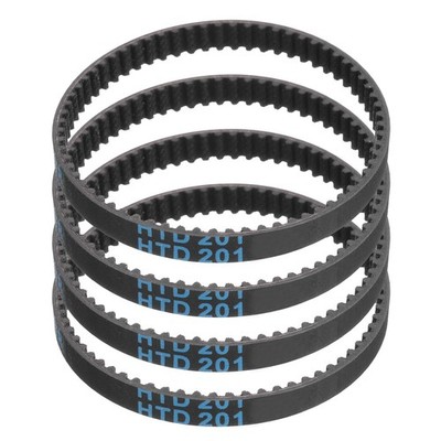 4x HTD-3M Zahnriemen für 67 Zähne, 201mm Teilung, 6mm Breite