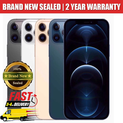 New Sealed Apple iPhone 12 PRO MAX 512GB-128 Factory Unlocked All Carrier phone