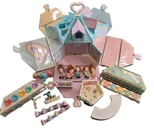 TYCO Quints Doll Lot Family House Playground Redhead Vintage Playset