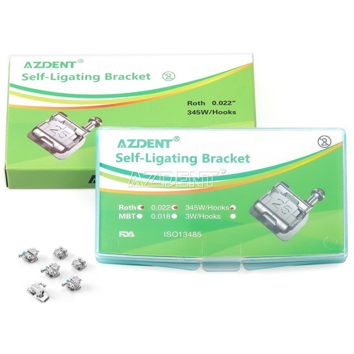 Dental Orthodontic Brackets Braces Self-Ligating Mini Roth.022 Hooks 345 USA - Picture 12 of 18