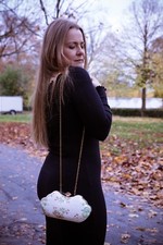 Box-Clutch borsa da donna borsa da sera borsa a tracolla borsa a mano astuccio stampa floreale 