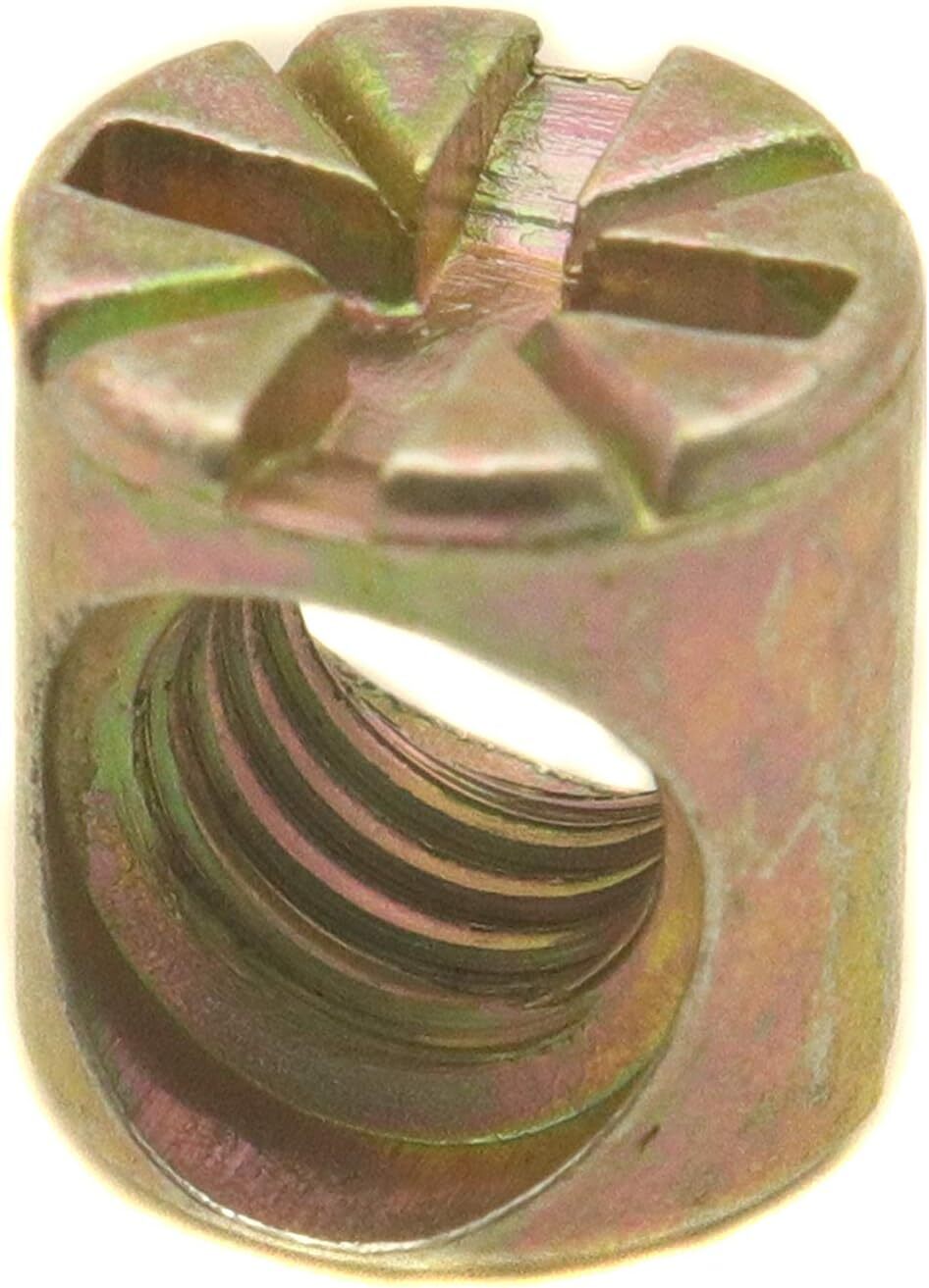 binifiMux Crib Hardware Screws, 50 Set(100Pcs) M6 Furniture Barrel Nut Bolt A...