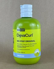 DevaCurl No-Poo Original Zero Lather Cleanser For Rich Moisture 12 oz