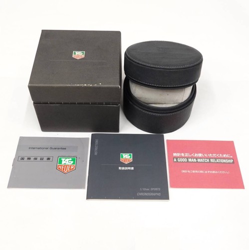 TAG HEUER CG1120 S/EL CELL MEN'S WRISTWATCH QUARTZ CHRONOGRAPH SS/GP SWISS MADE - Photo 8/9