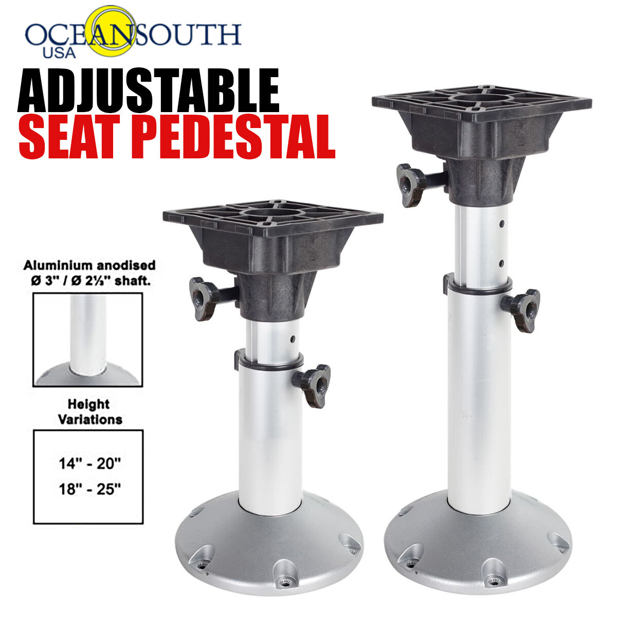 Adjustable Boat Seat Pedestal eBay