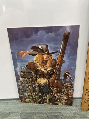 Fistfull Of Blood Bisley Eastman Promo Print Card  5 X 7