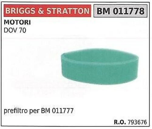 Luftfilter Briggs&Stratton RasenmäHer MäHer SchnittmäHer Dov 70-image