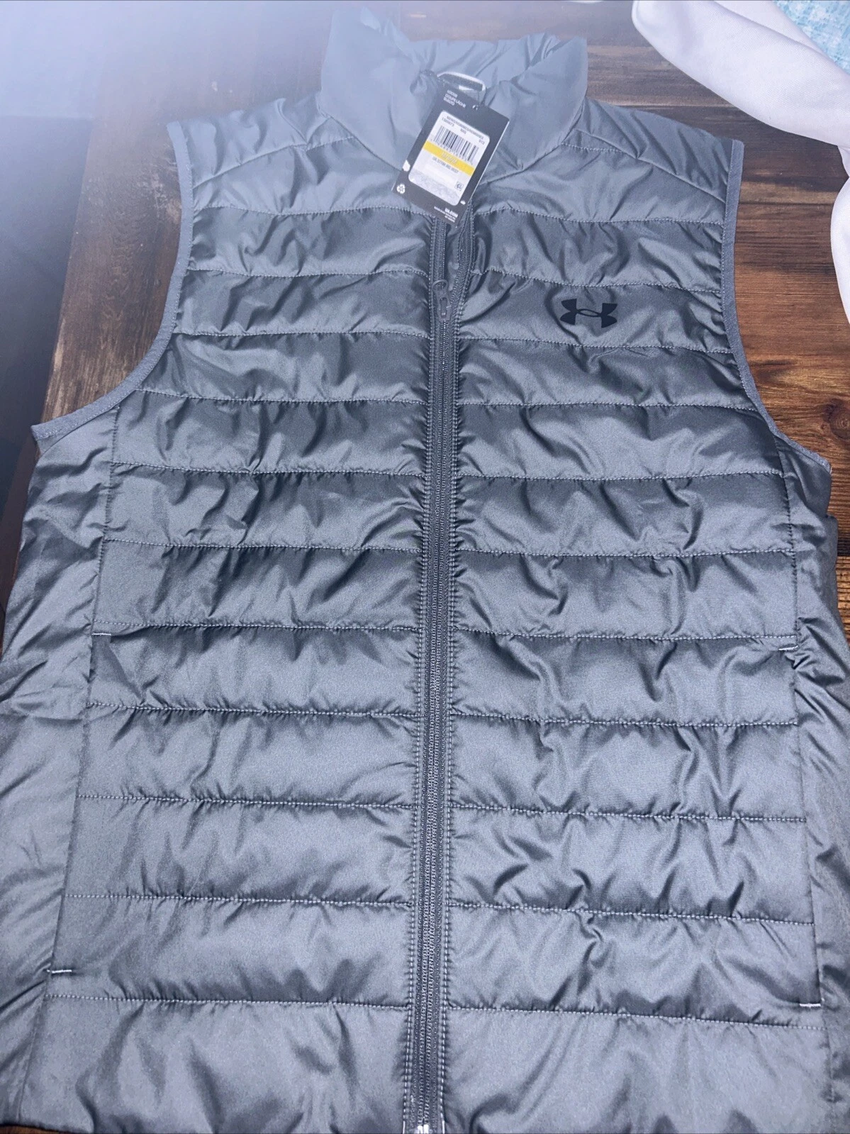 Under Armour Mens UA Storm Insulated Vest 1380873 Gray New NWT Medium M
