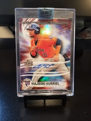 Yulieski Gurriel #10 フィギュア 2017 YULIESKI GURRIEL #12/12 TOPPS SUPERFRACTOR AUTO POP 1