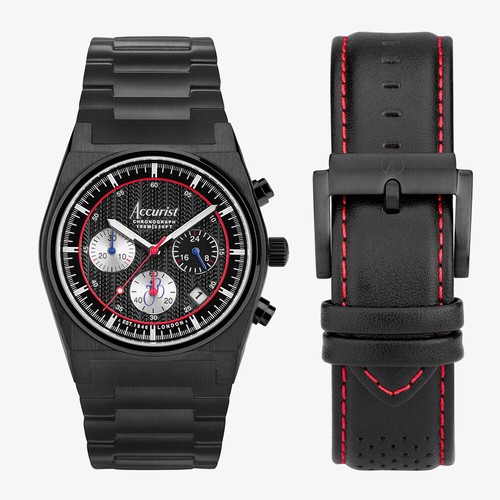 Orologio Accurist X Tour Of Britian Edizione Limitata Originale 89012 - Foto 5 di 10