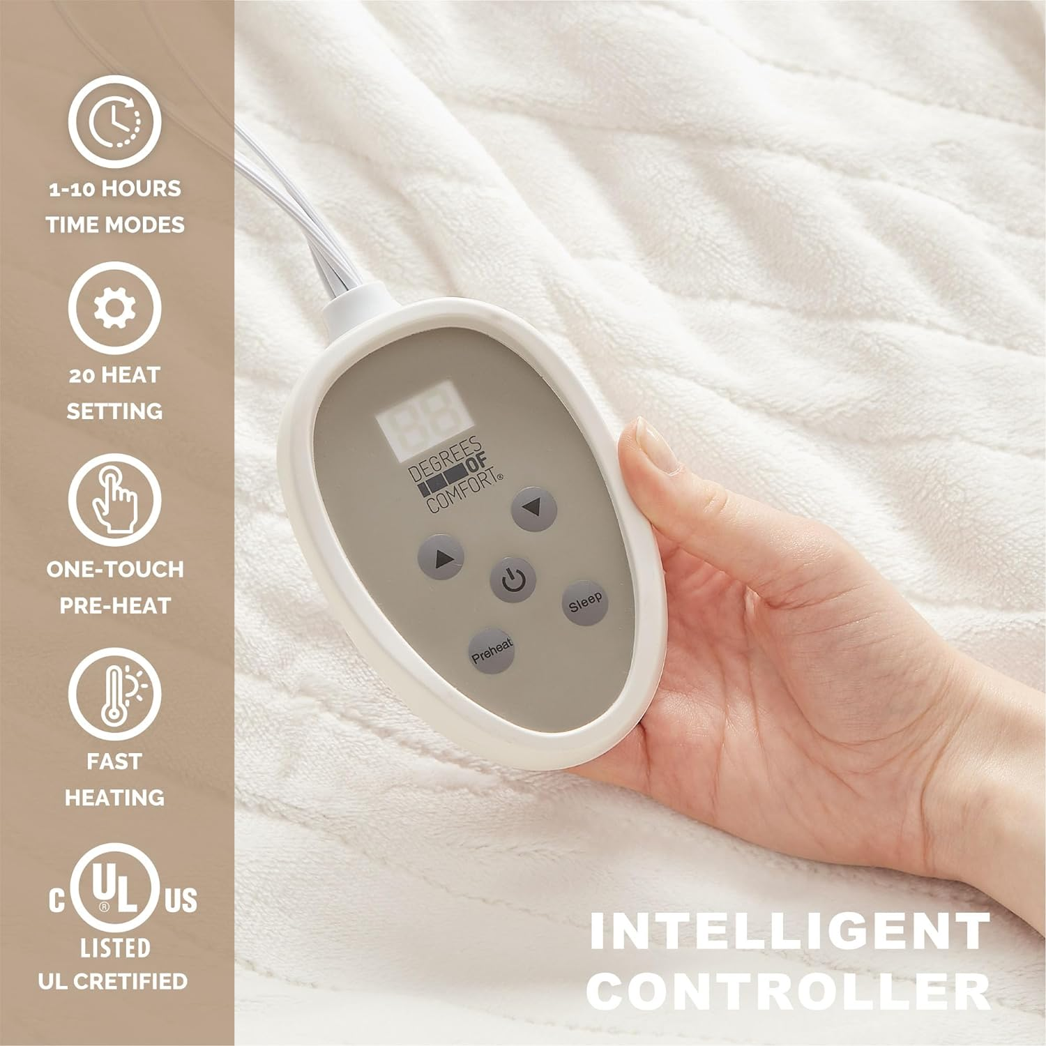 California King Electric Blanket with Dual Controls, Heated Blanket for Bed,Auto eBay