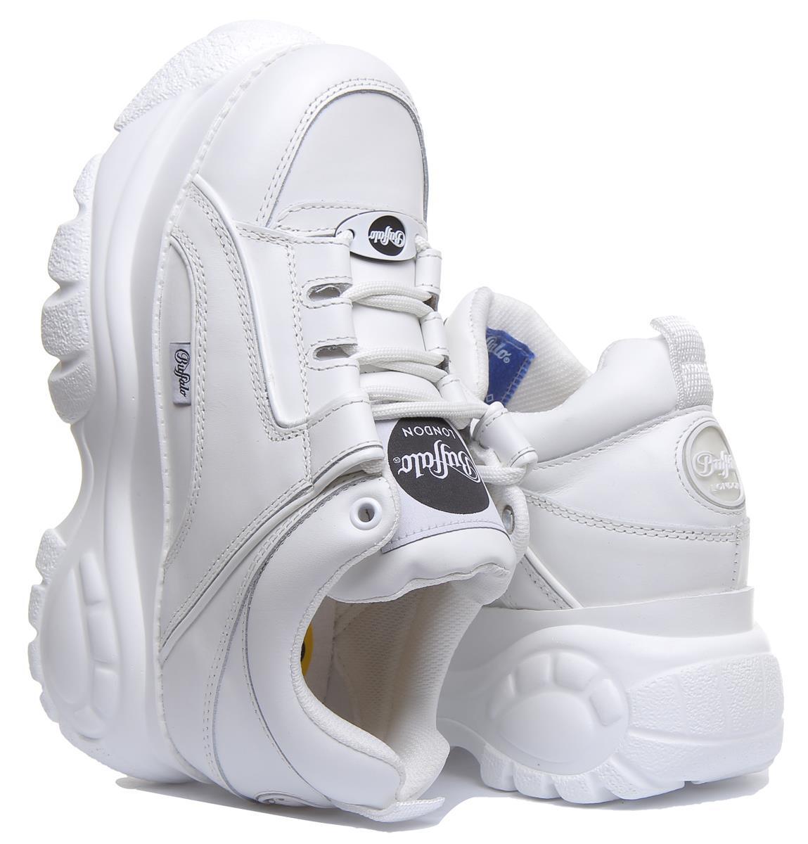Buffalo 1339-14 Chunky Sole EX DISPLAY Womens Sneaker In White