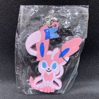 Sylveon Pokemon Time Eevee Collection Rubber Keychain 2013 Japan