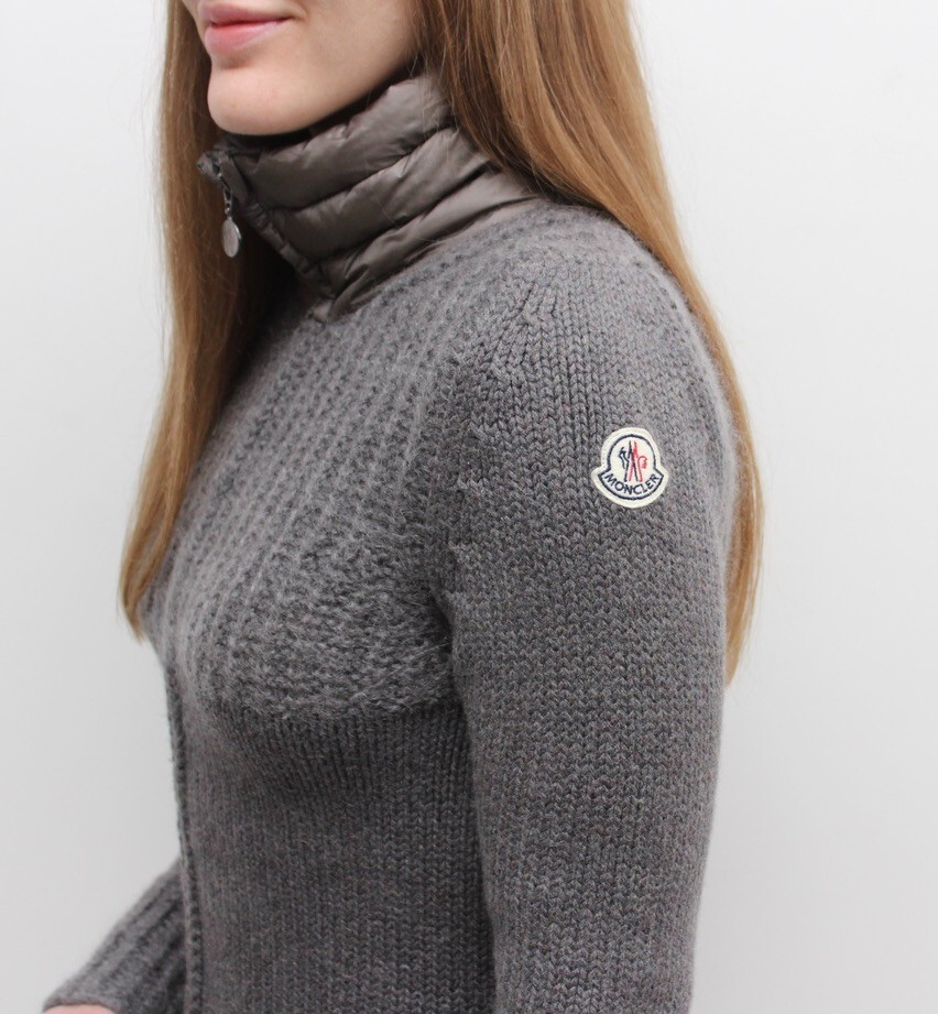 Women's MONCLER Maglione Tricot Cardigan Knit Wool Jacket Women's MONCLER Maglione Tricot Cardigan Knit Wool Jacket