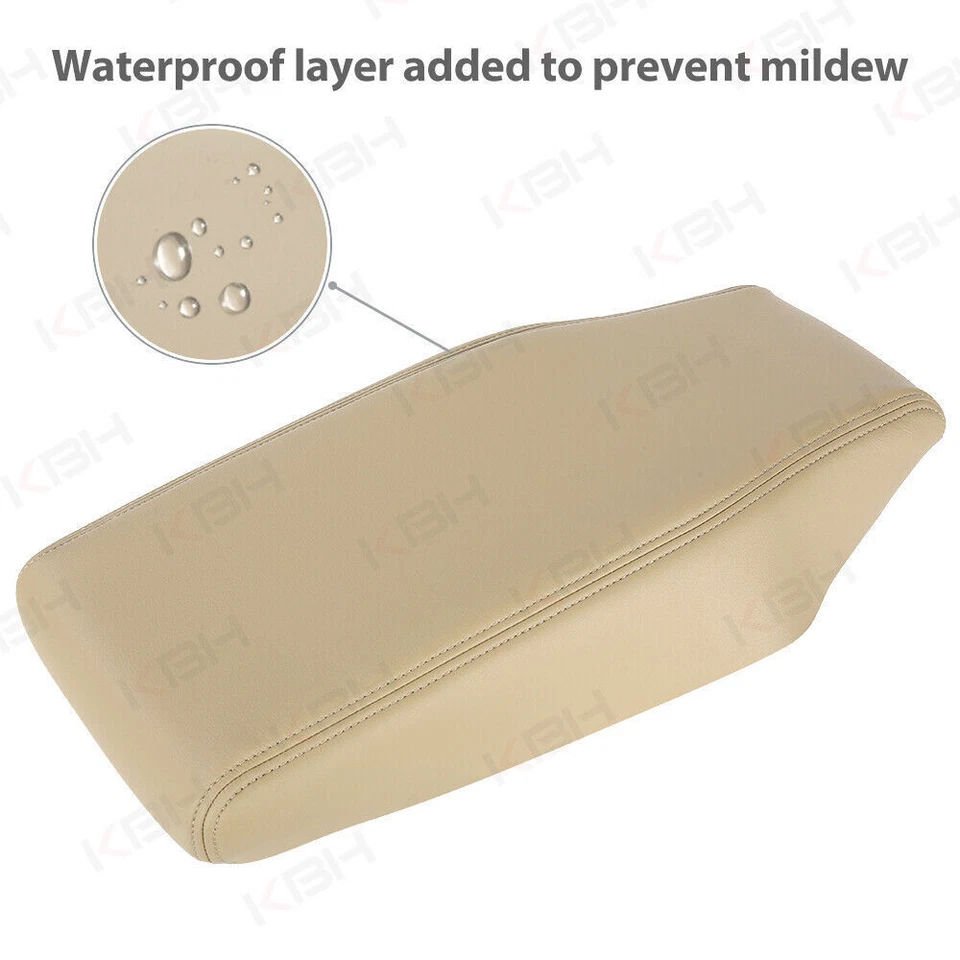 Se adapta a Lincoln Town Car 2006 2007 2008-2011 consola central reposabrazos cubierta pergamino Foto 2 de 4