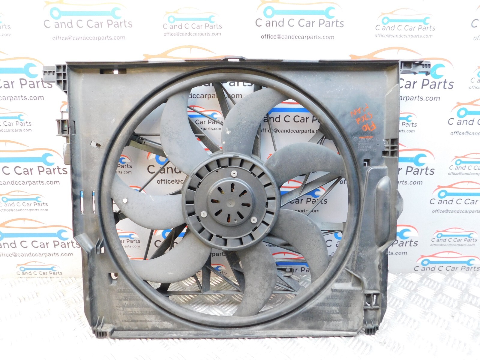 BMW 5 Series F10 2010 Radiator Cooling Fan 7633273 for sale online 
